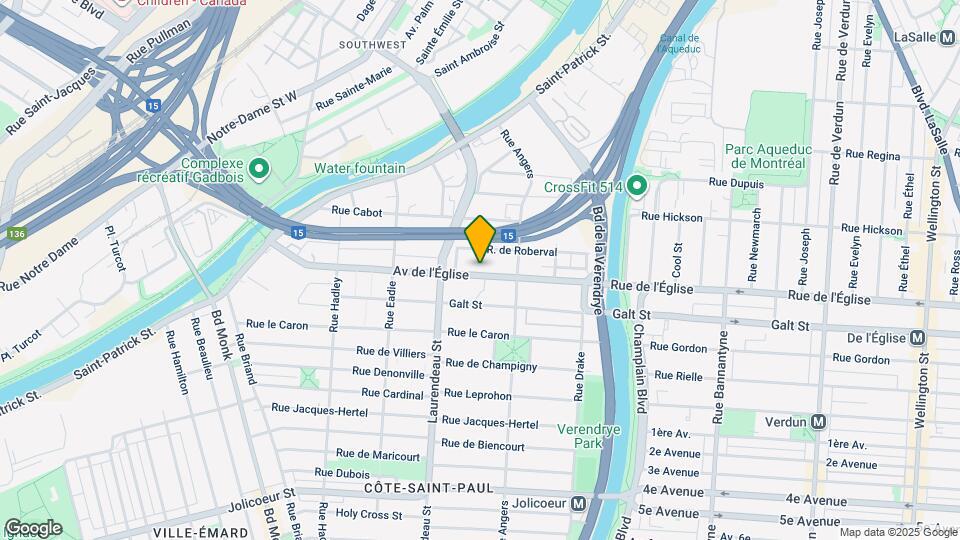 1685-1693 de l'Église Map and Location Details