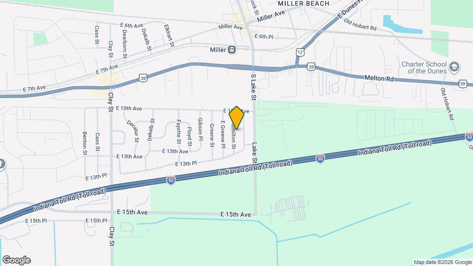 1125 S Hamilton St Map and Location Details