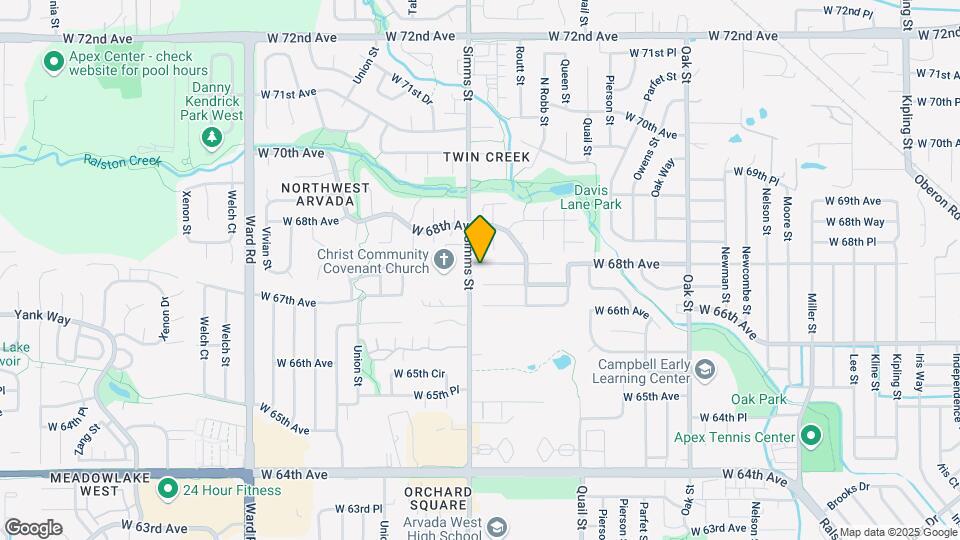 11564 W 67th Pl Map and Location Details