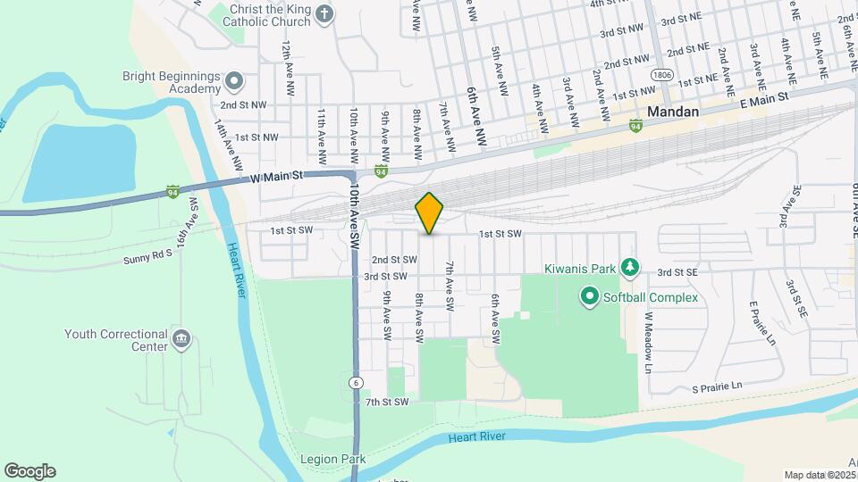 807 1st St SW Map and Location Details