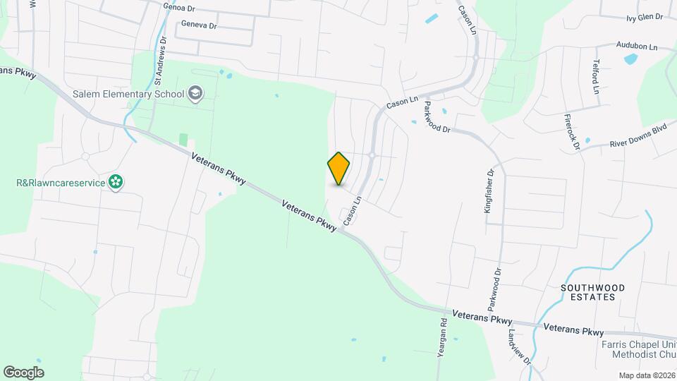 2960 Leatherwood Dr Map and Location Details