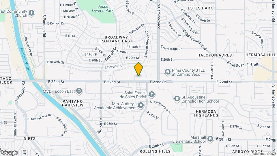 8568 E River Reserve Dr Map and Location Details