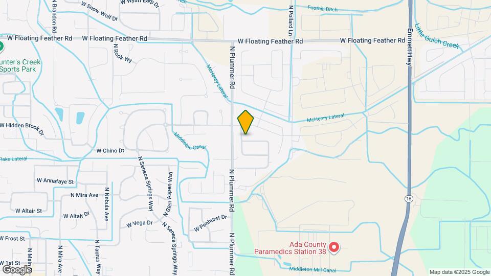 954 N Barkvine Ave Map and Location Details