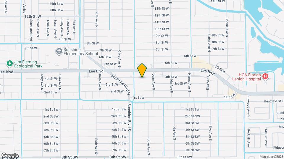 3013 4th St W Map and Location Details