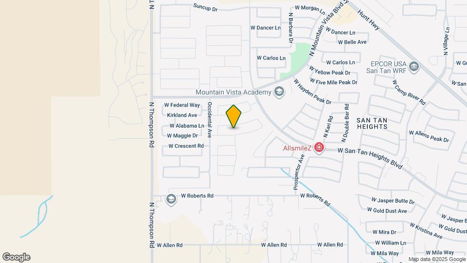 4056 W Maggie Dr Map and Location Details
