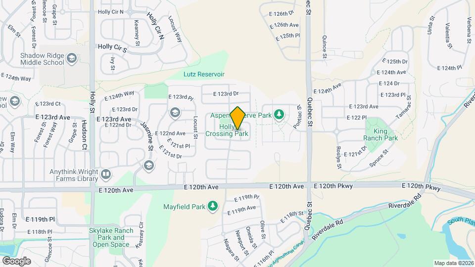 12191 Niagara Ct Map and Location Details