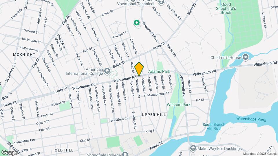 283 Wilbraham Rd Map and Location Details