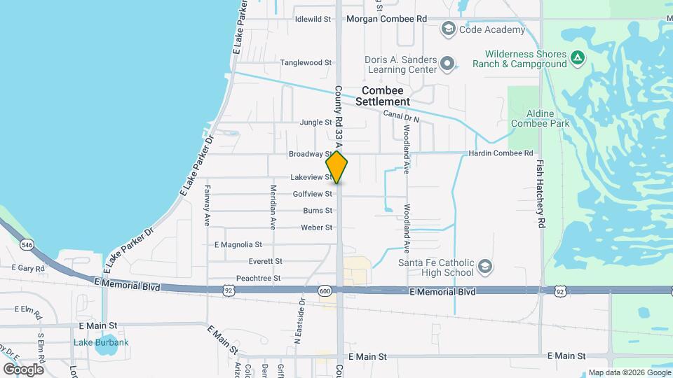 830 N Combee Rd Map and Location Details