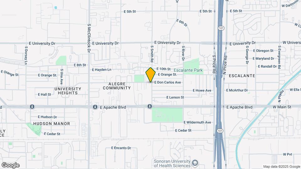 1983 E Don Carlos Ave, Unit Sunroom Map and Location Details