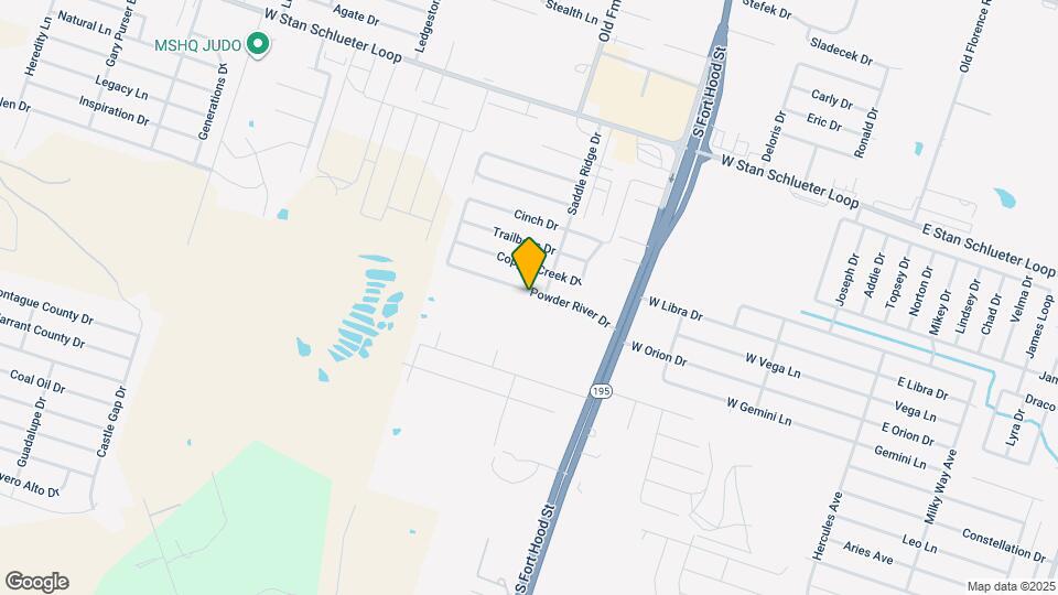 1300 Powder River Dr Map and Location Details