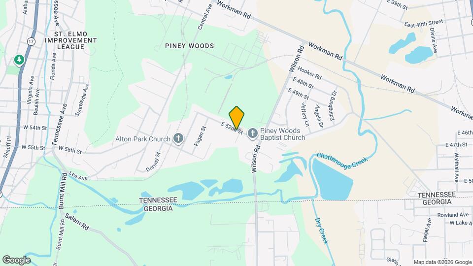 5201 Tanner St Map and Location Details