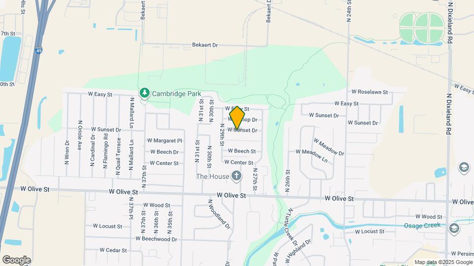 2802 W Sunset Dr Map and Location Details