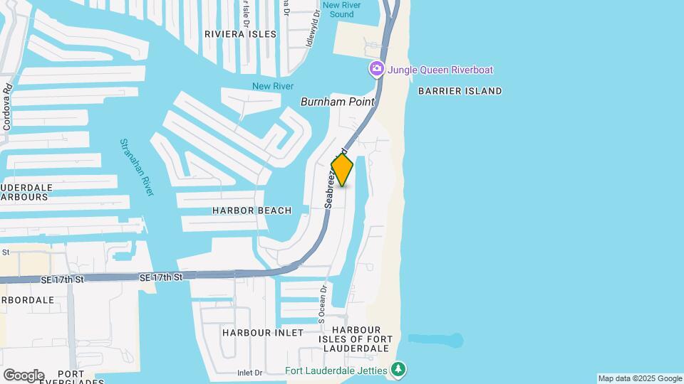 1401 S Ocean Dr Map and Location Details