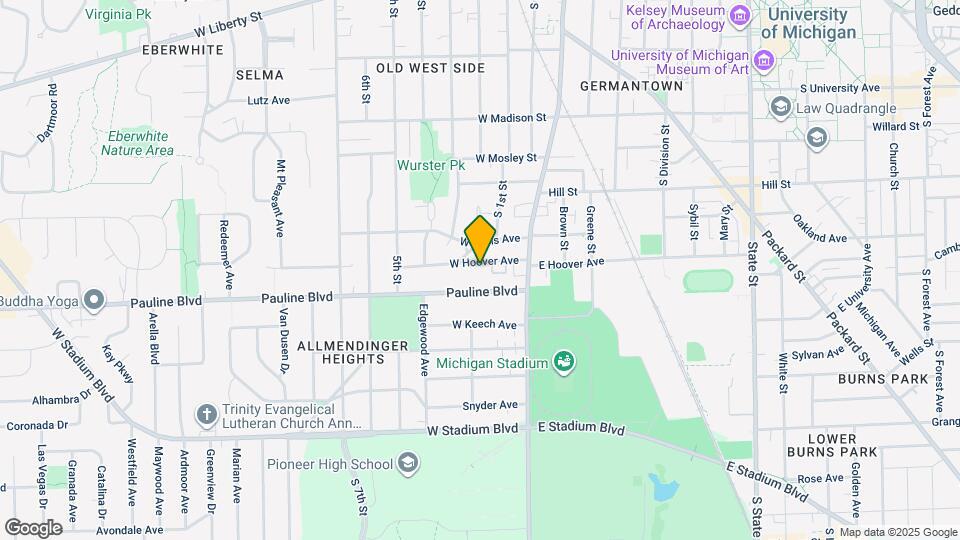 309 W Hoover Ave, Unit 1 Map and Location Details