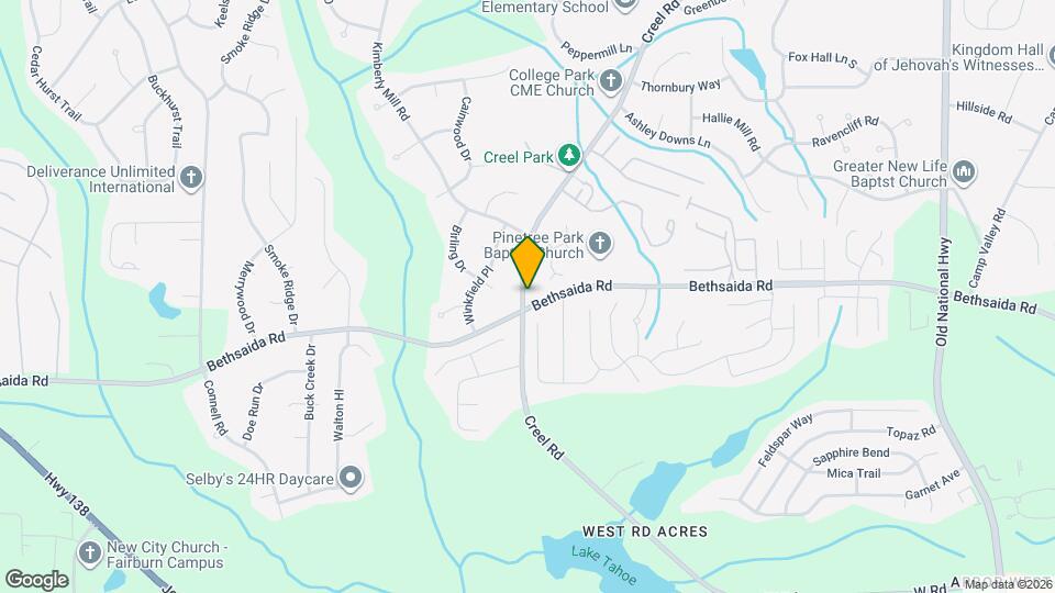 3090 Creel Rd Mapa y Detalles de la Ubicación