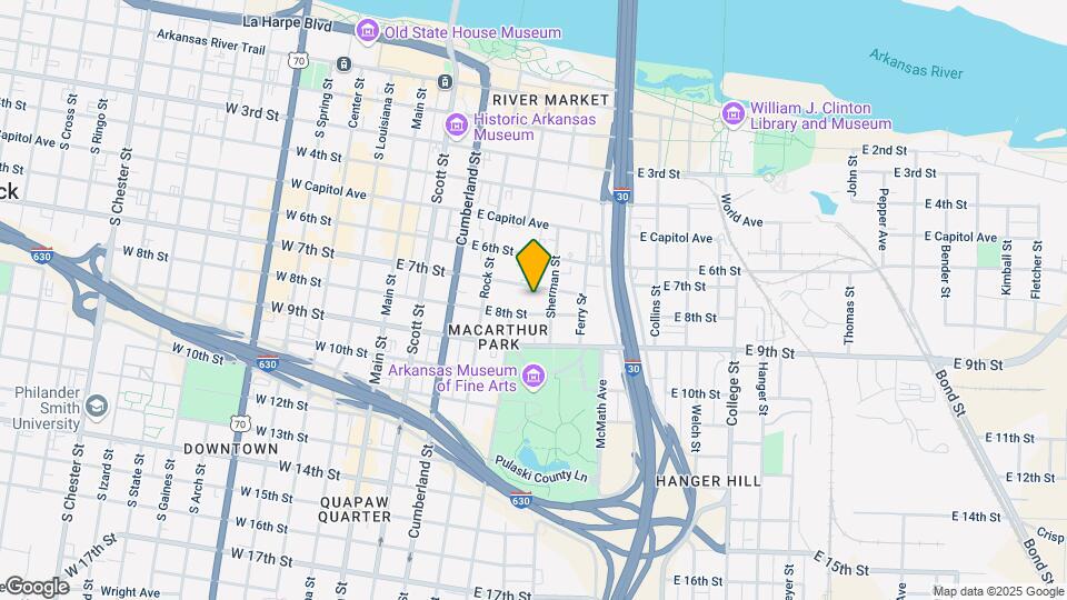 507 E 7th St Map and Location Details
