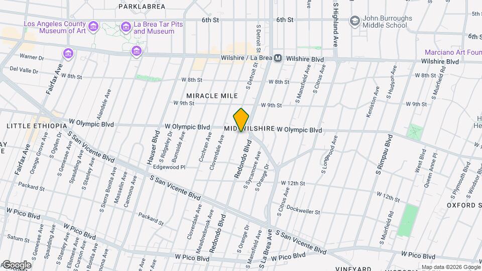 1014 Meadowbrook Ave Map and Location Details