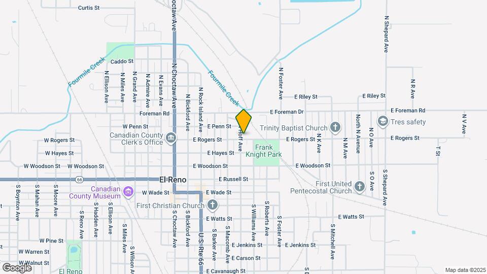 306 N Hoff Ave Map and Location Details