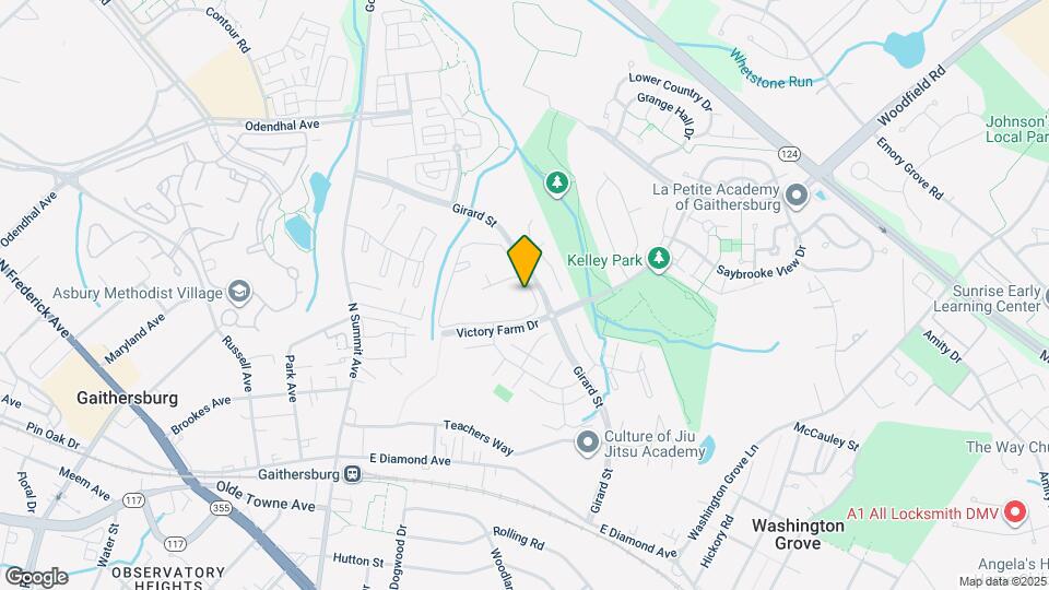 406 Girard St Map and Location Details