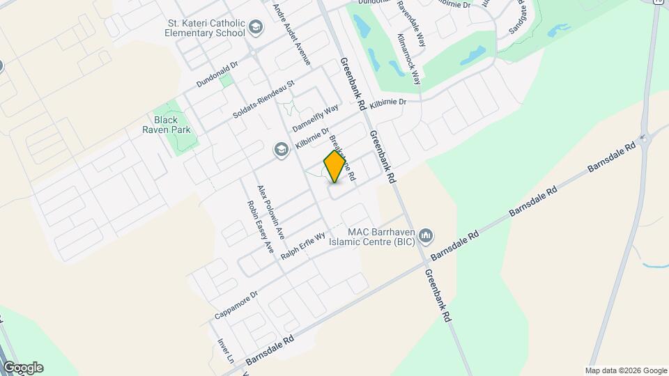 942 Guinness Cres Map and Location Details