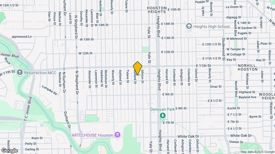 1012 Rutland St Map and Location Details