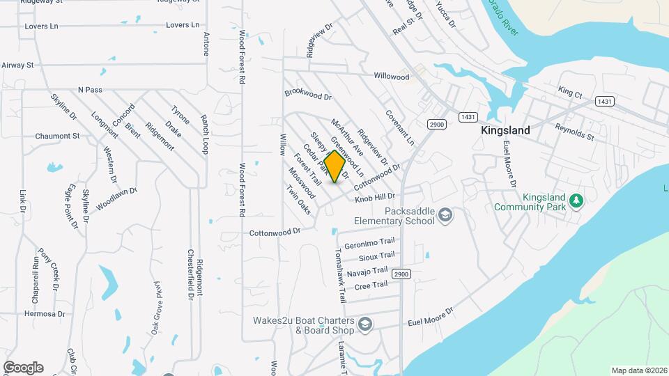 1809 Cedar Park Map and Location Details