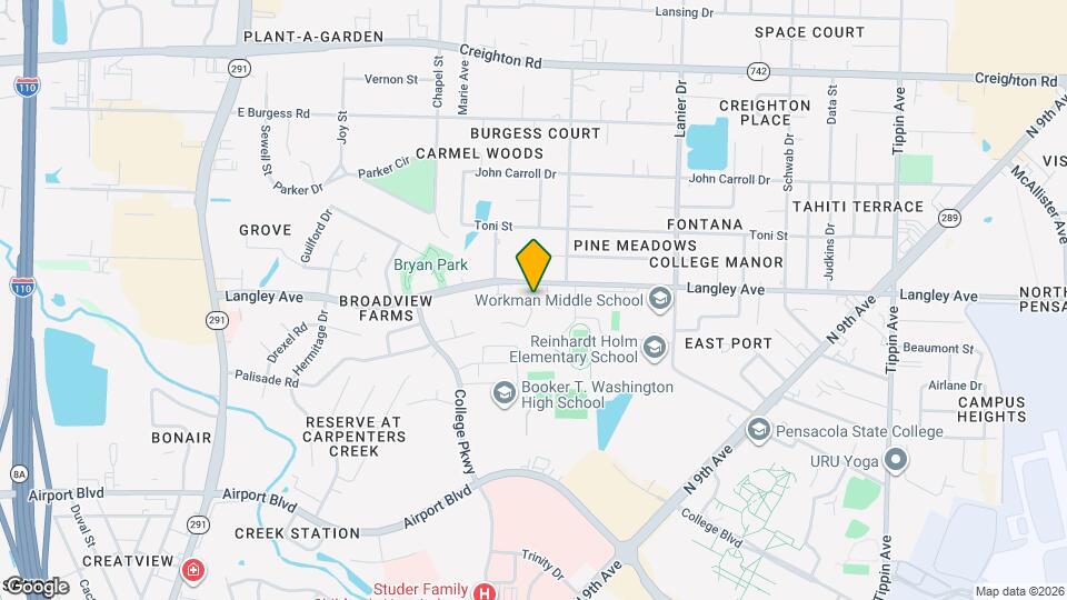 1330 Pinnacle Dr Map and Location Details