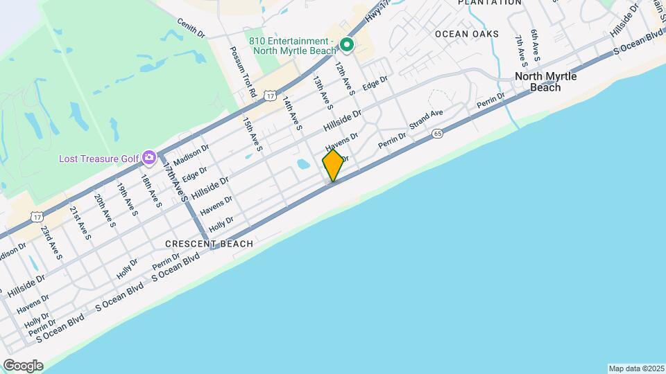 1321 S Ocean Blvd Map and Location Details