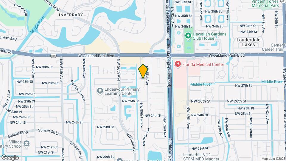 5514 NW 27th Pl Map and Location Details