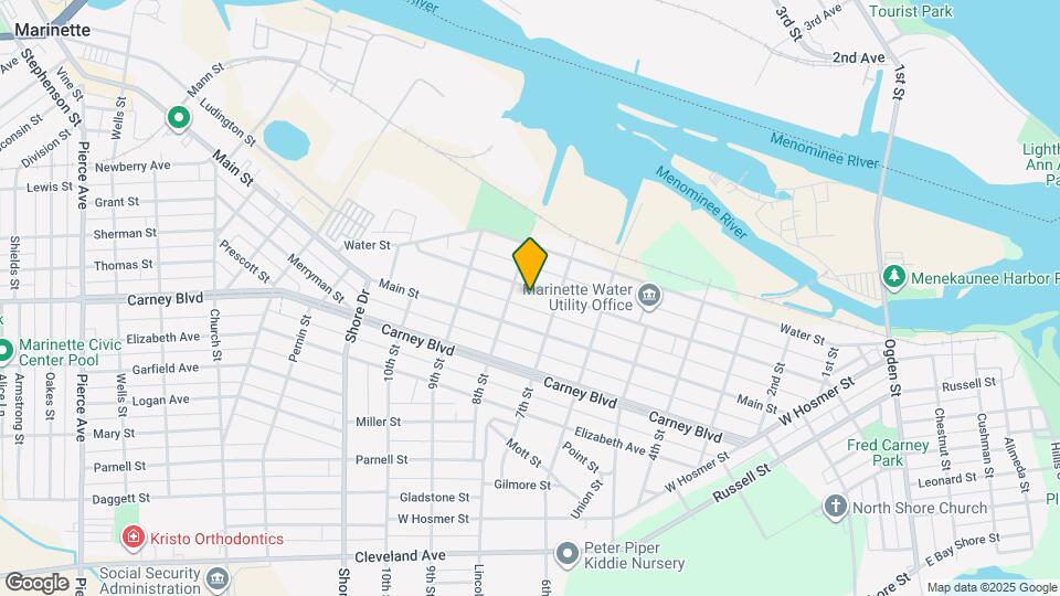 721 Terrace Ave Map and Location Details