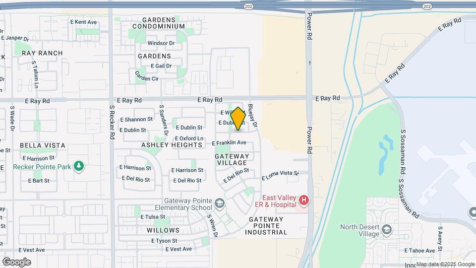 4515 E Oxford Ln Map and Location Details