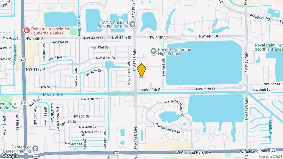 3940 NW 30th Ter Map and Location Details