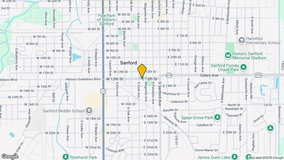 1303 S Park Ave, Unit 1303 Mapa y Detalles de la Ubicación