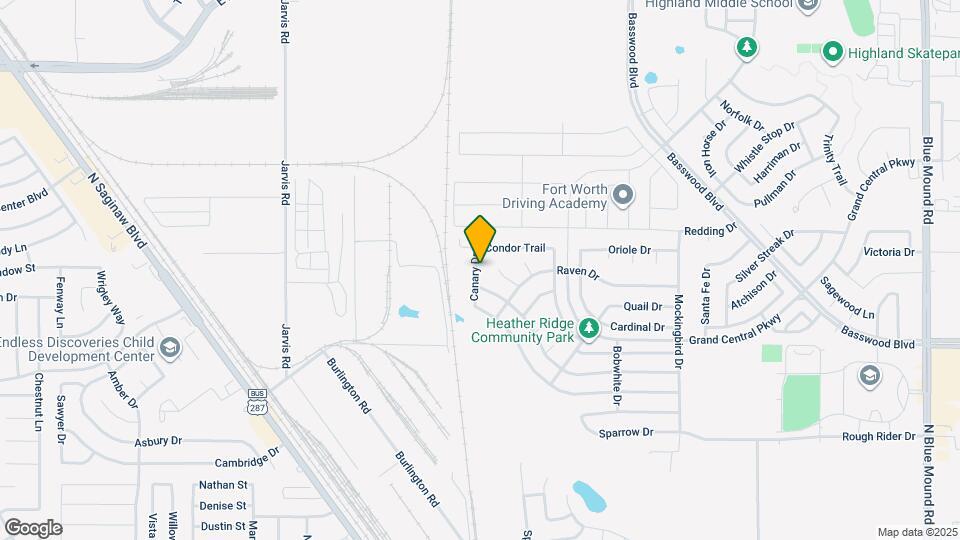 937 Canary Dr Map and Location Details