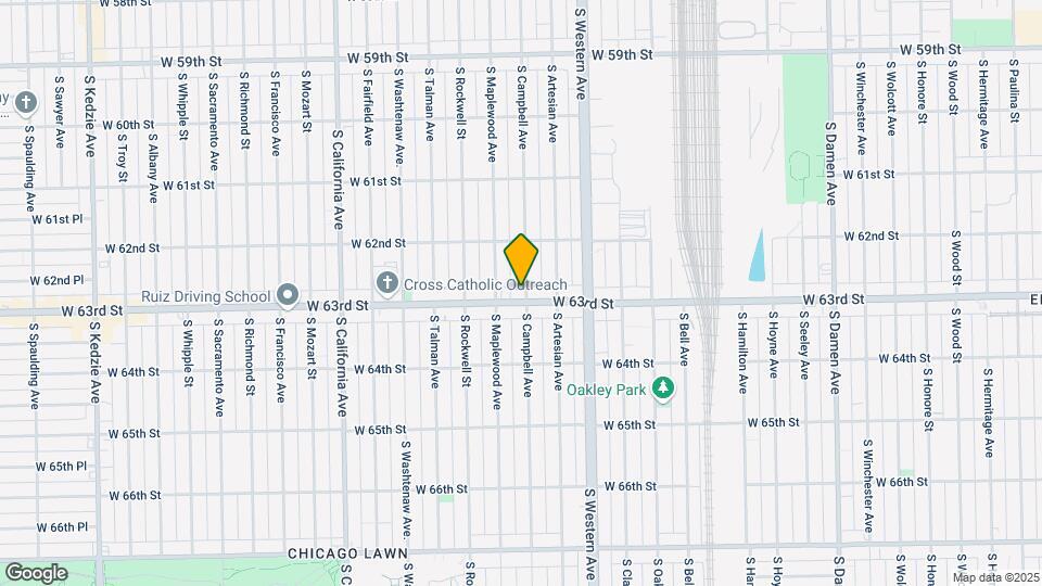 2504 W 63rd St Mapa y Detalles de la Ubicación