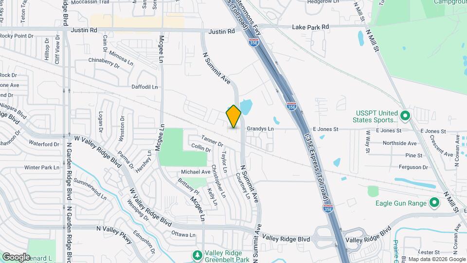 1108 Bowie Dr Map and Location Details