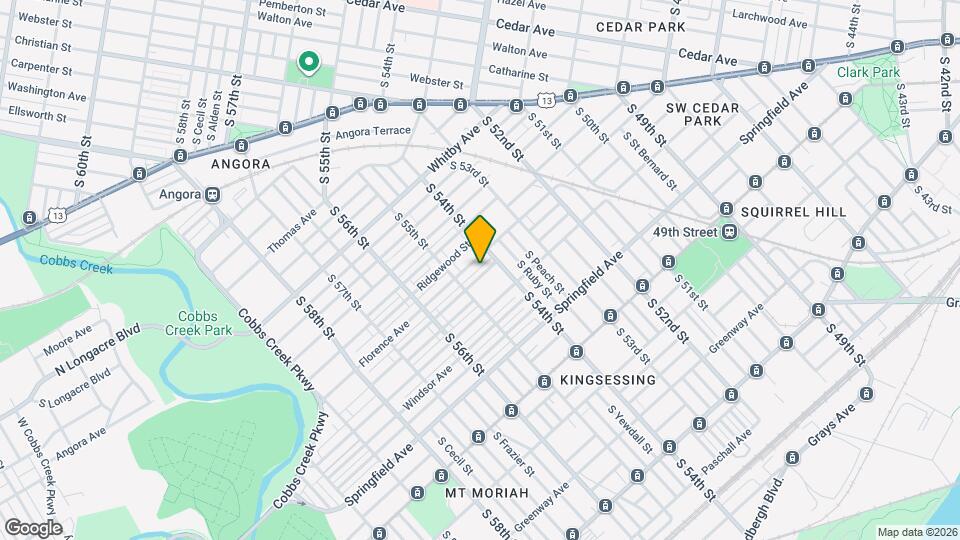 5421 Beaumont Ave Map and Location Details