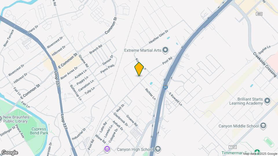 1821 Post Rd Map and Location Details