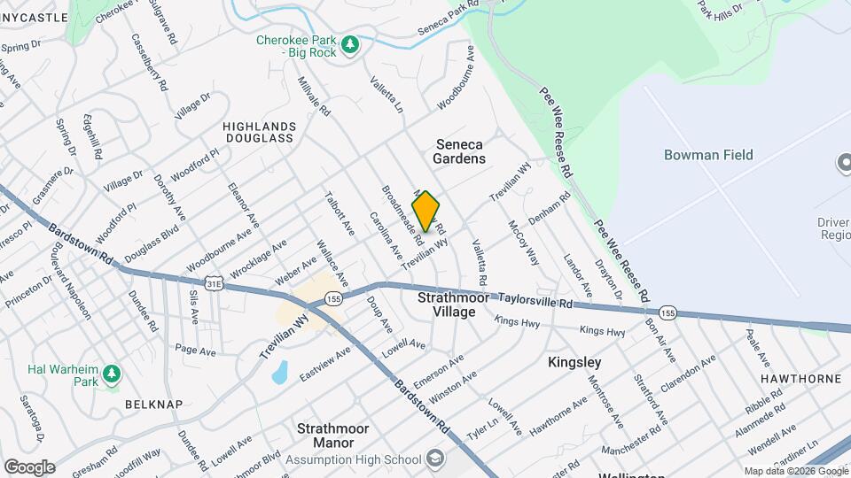 2533 Broadmeade Rd Map and Location Details