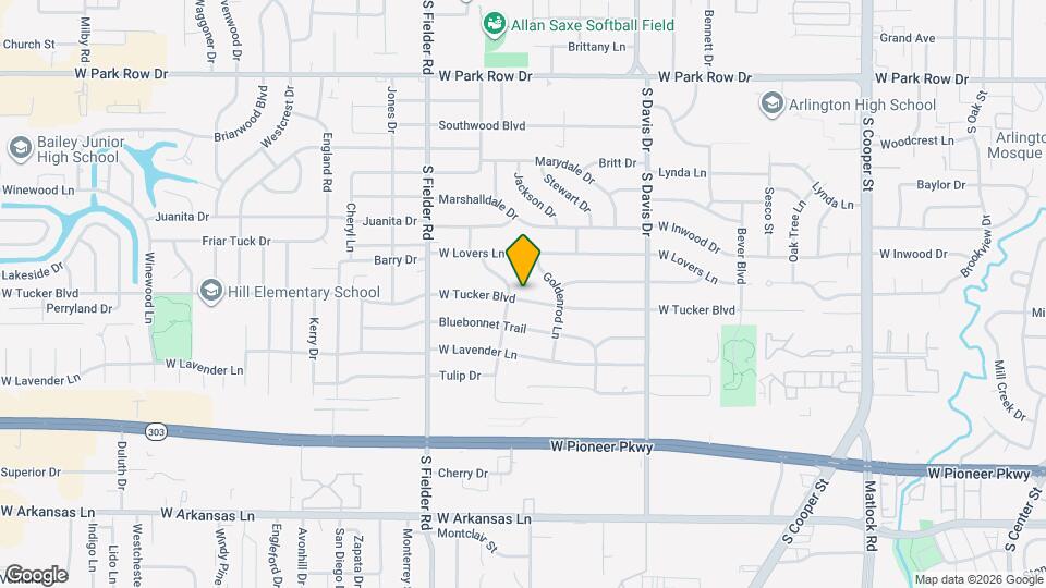 1413 W Tucker Blvd Map and Location Details