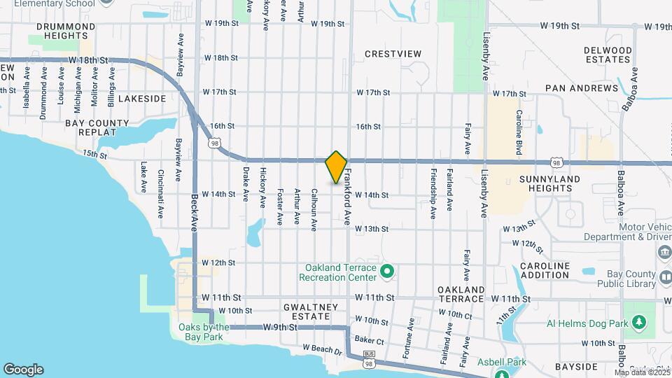 1402 Clay Ave Mapa y Detalles de la Ubicación
