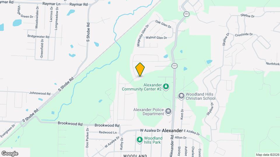 2096 Fern Valley Dr Map and Location Details