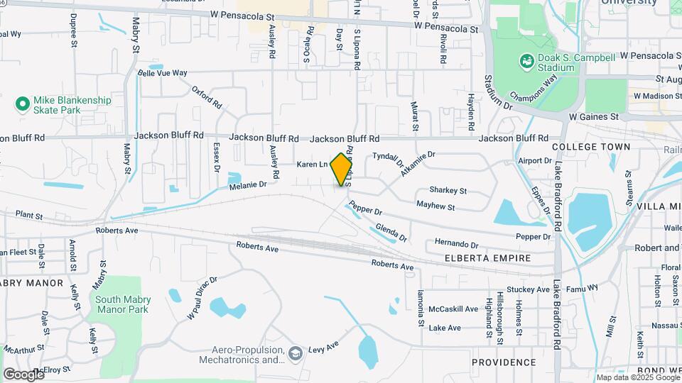 922 S Lipona Rd Map and Location Details