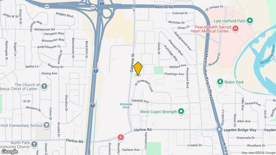 922 N Cloverleaf Loop Map and Location Details