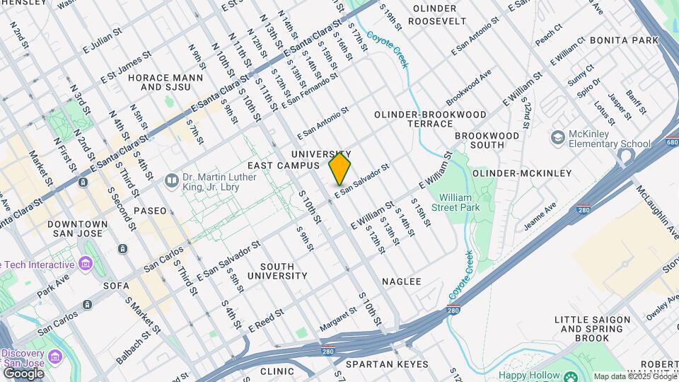 399 S 12th St Map and Location Details