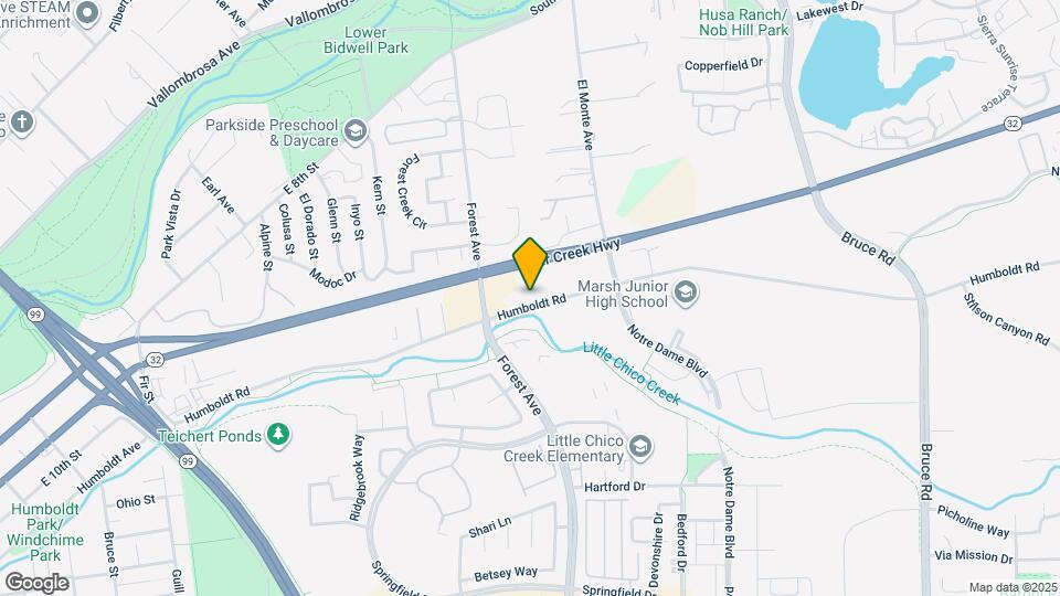 2044 Humboldt Rd Map and Location Details