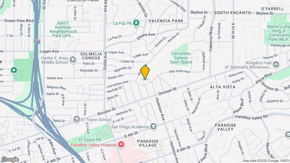 207 Kenton Ave Map and Location Details