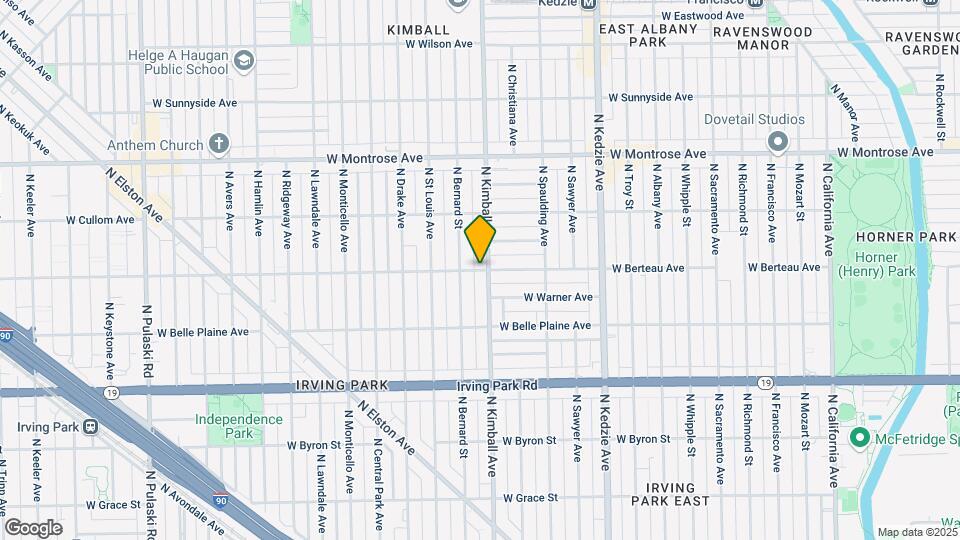 3406 W Berteau Ave, Unit 3406-1 Mapa y Detalles de la Ubicación