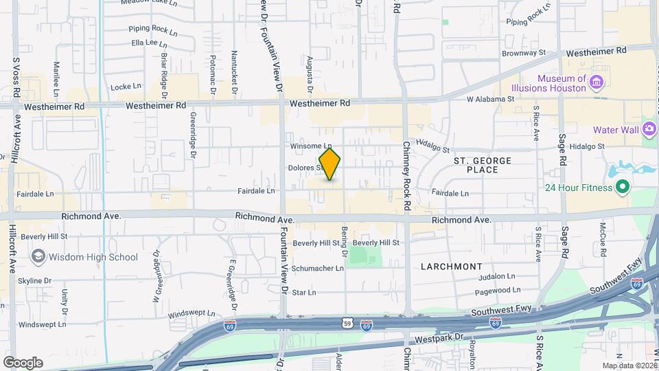 5814 Fairdale Ln Map and Location Details