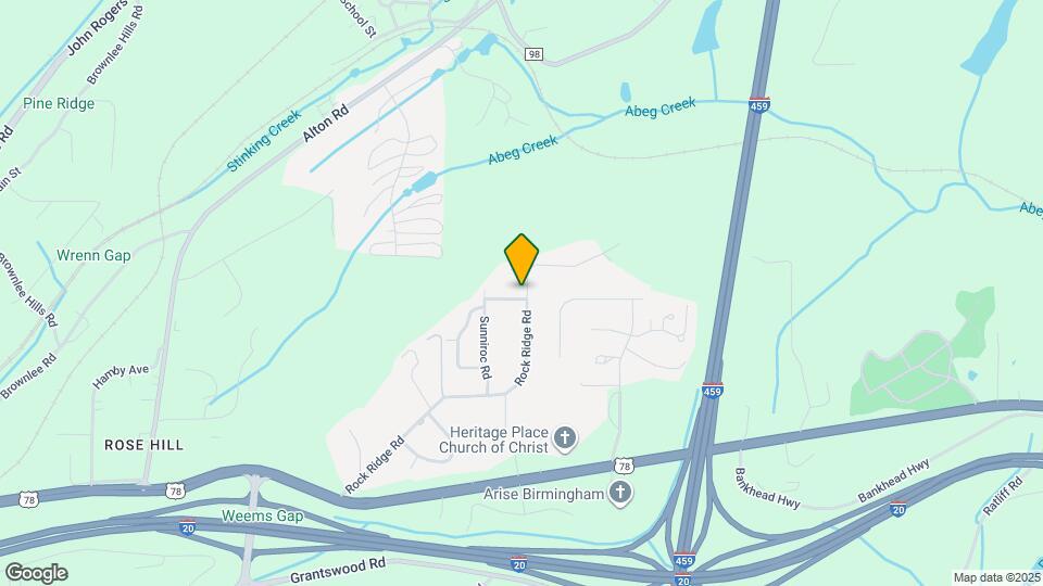 3952 Rock Ridge Rd Mapa y Detalles de la Ubicación